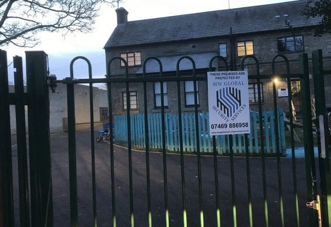 Security officer supporting a safe and controlled education environment