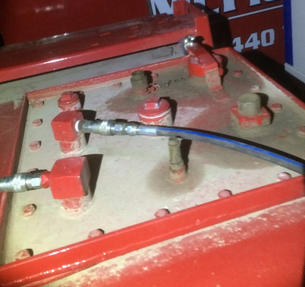 Construction site fuel storage requiring secure access and theft-prevention measures