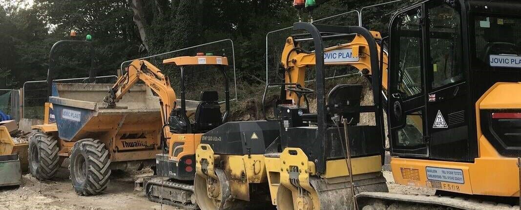 Construction site perimeter and plant requiring an Ipswich security plan