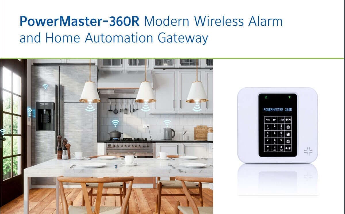 Visonic PowerMaster wireless alarm control equipment