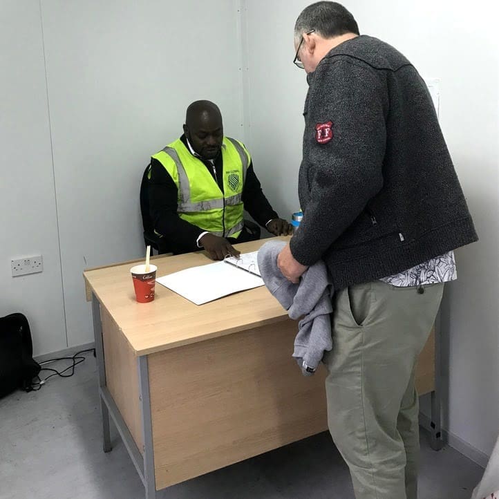 MW Global security officer providing professional site security support in Ipswich