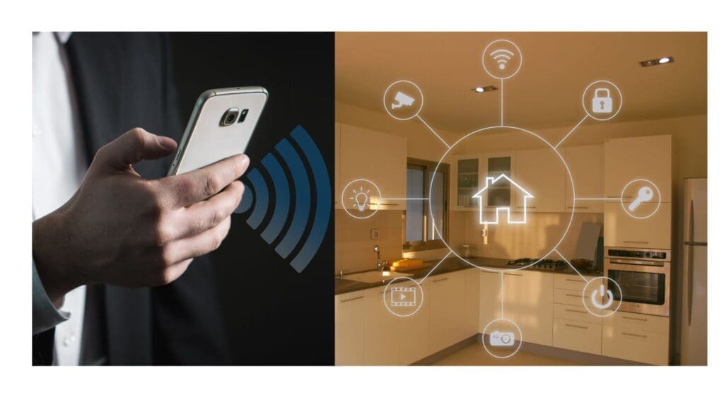 Touchscreen alarm panel used for smart security and supported PowerG devices
