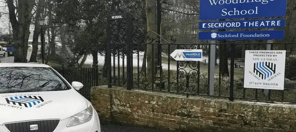 MW Global Security Services supporting a security assignment in Suffolk