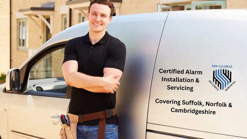 Visonic PowerG alarm devices installed by a certified security system installer