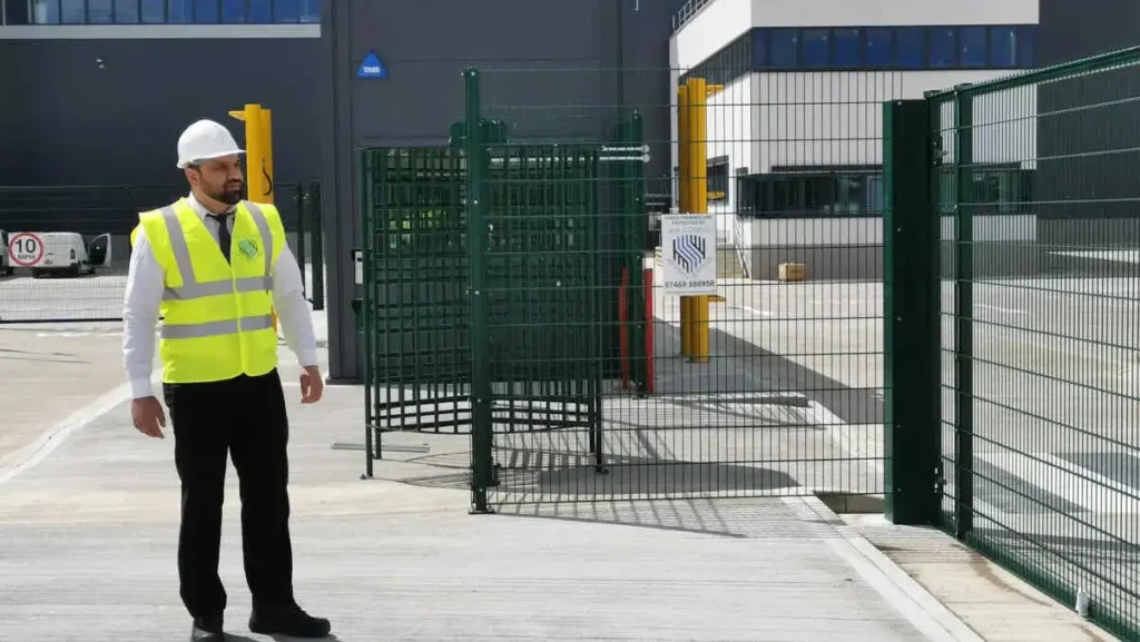 MW Global security officer supporting gatehouse and access-control duties