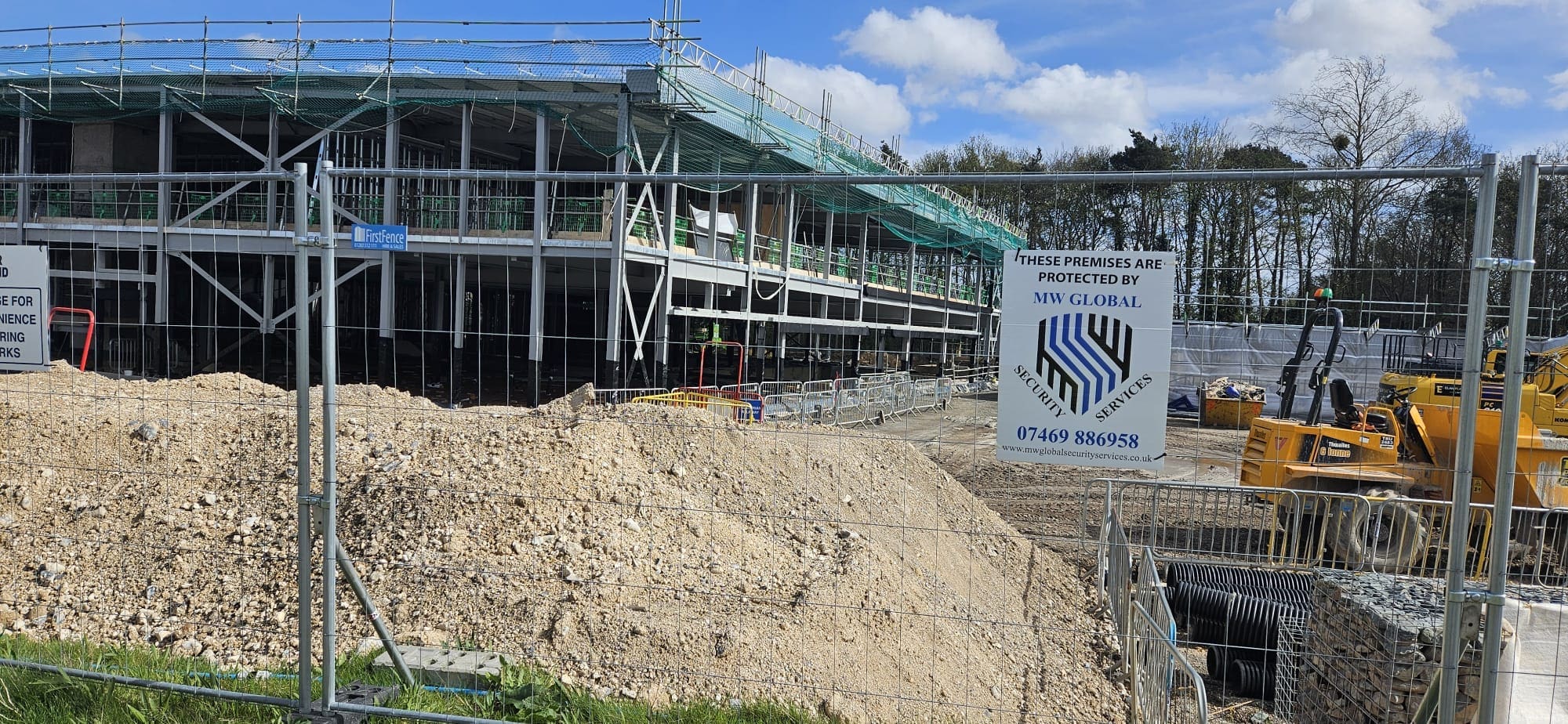 Temporary construction site security Ipswich.