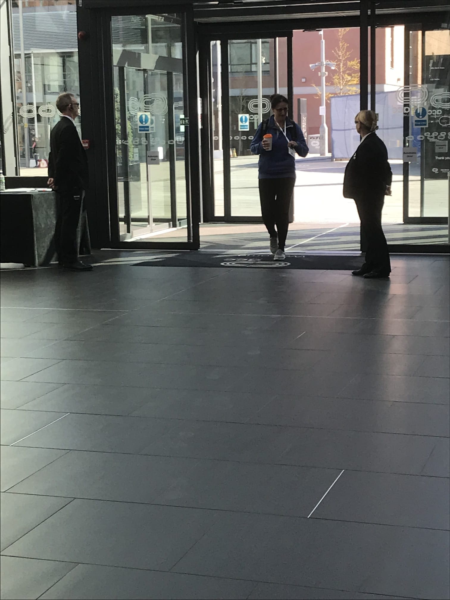 Security officer checking information and supporting accountable access management