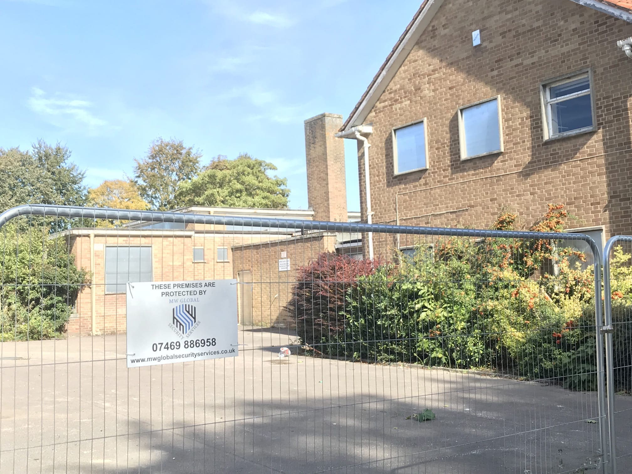 Commercial premises in Haverhill protected by MW Global Security Services
